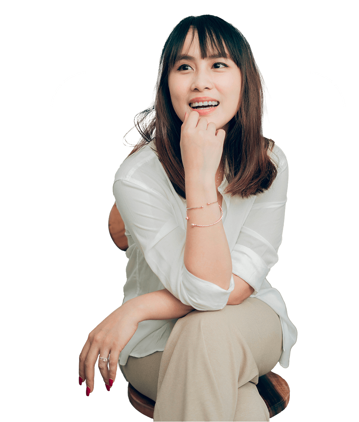 Solutions hero — woman with laptop