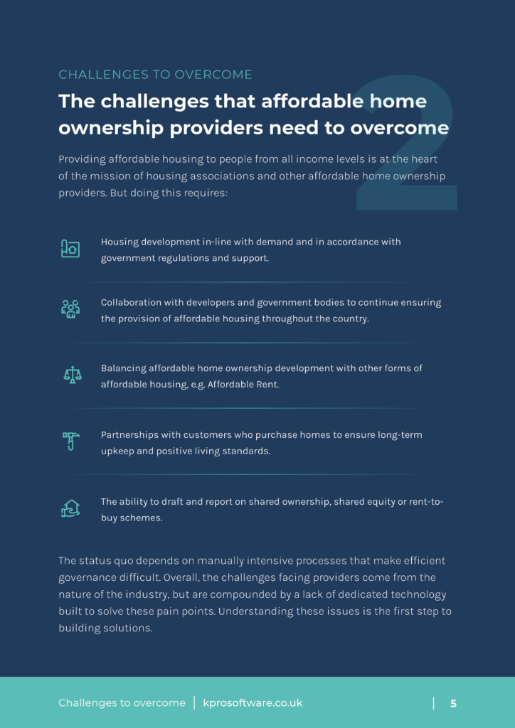 Affordable home ownership book in blue